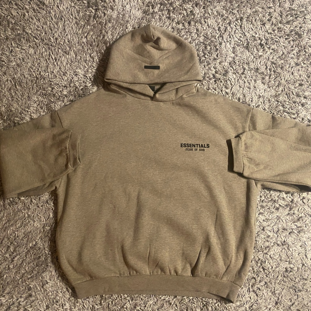 Essentials Men's fleece hoodie ll ‘Heather grey”